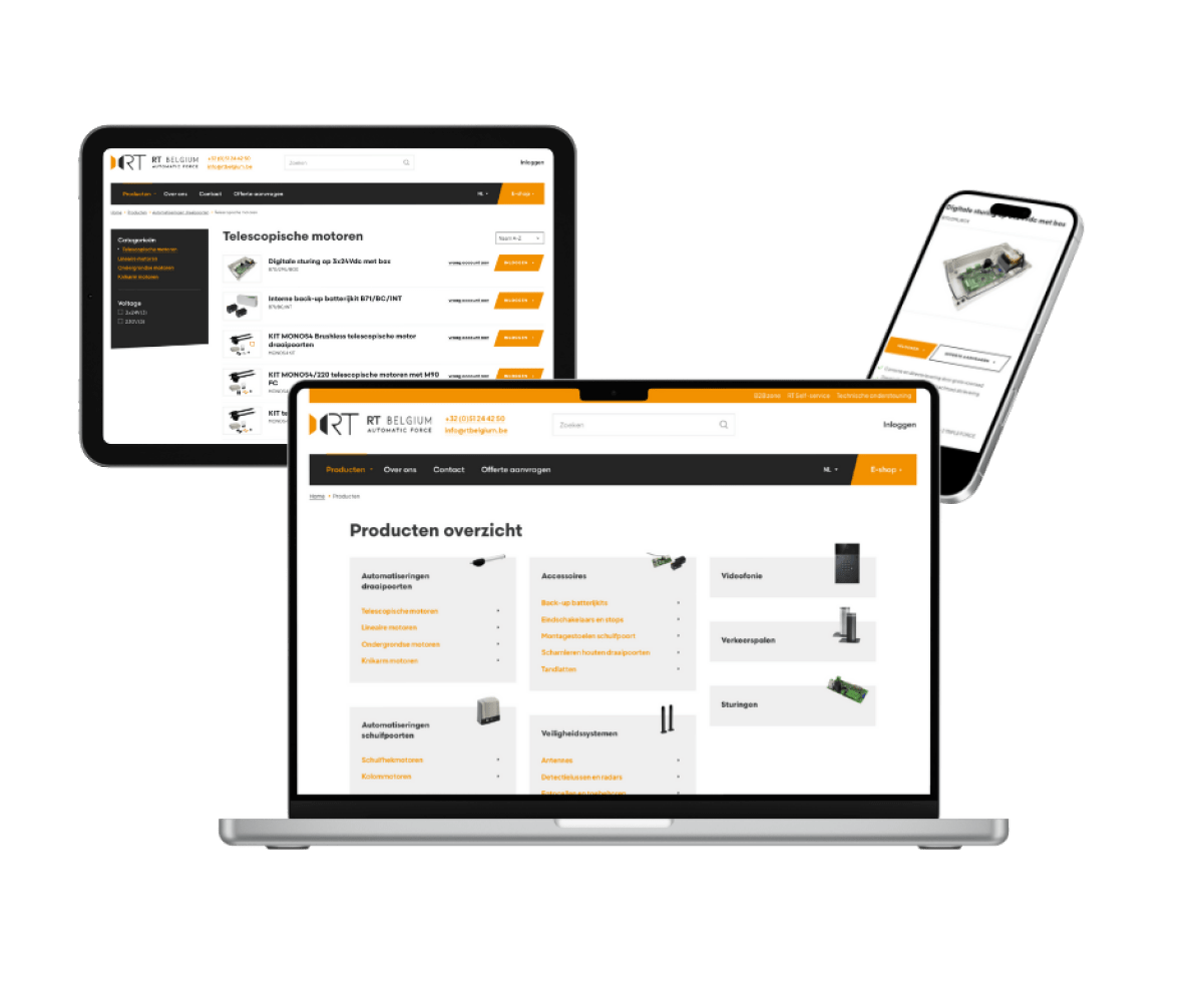 B2B-webshop met Google datasheet koppeling