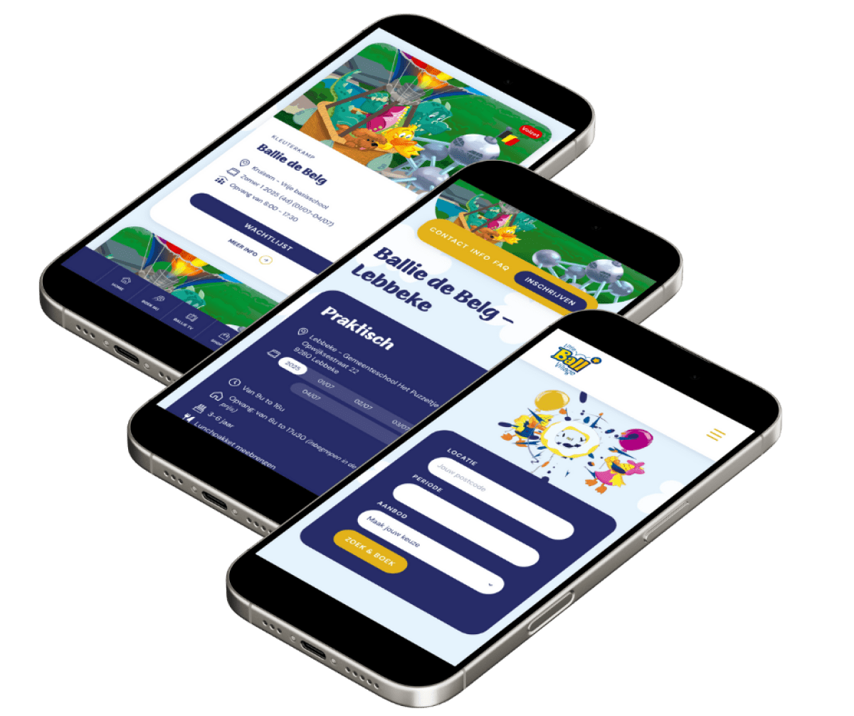 Schaalbare website met KampAdmin ERP-koppeling