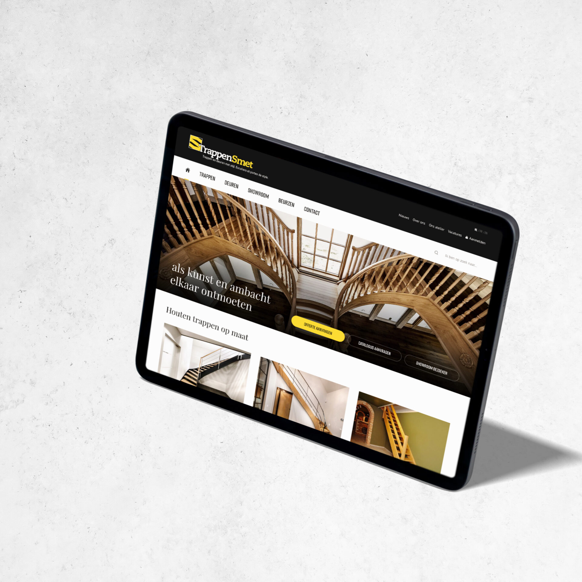 Dasmedia trappensmet website headerbeeld