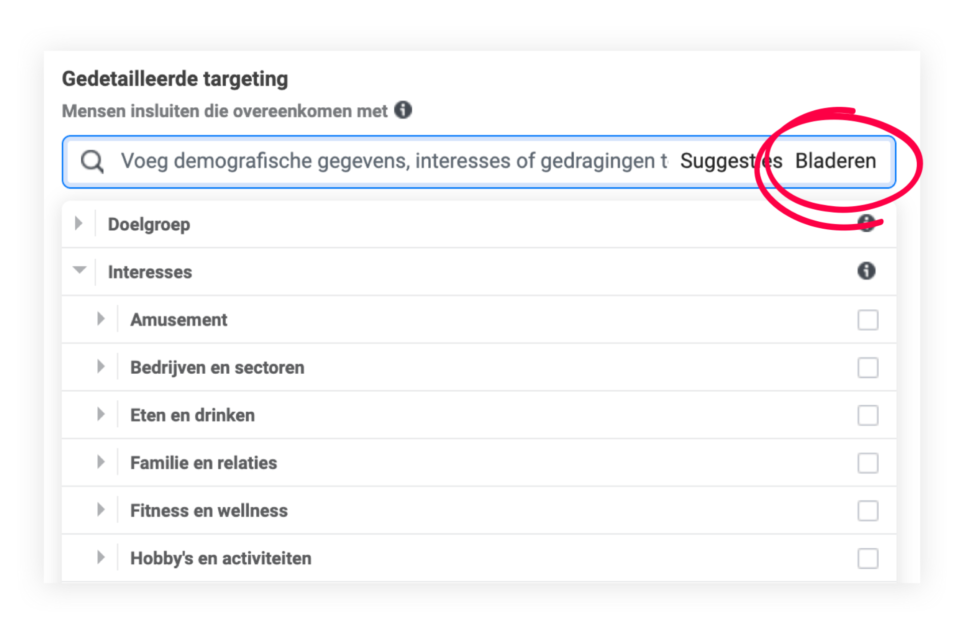 Dasmedia blog facebookads doelgroep interesses gedrag