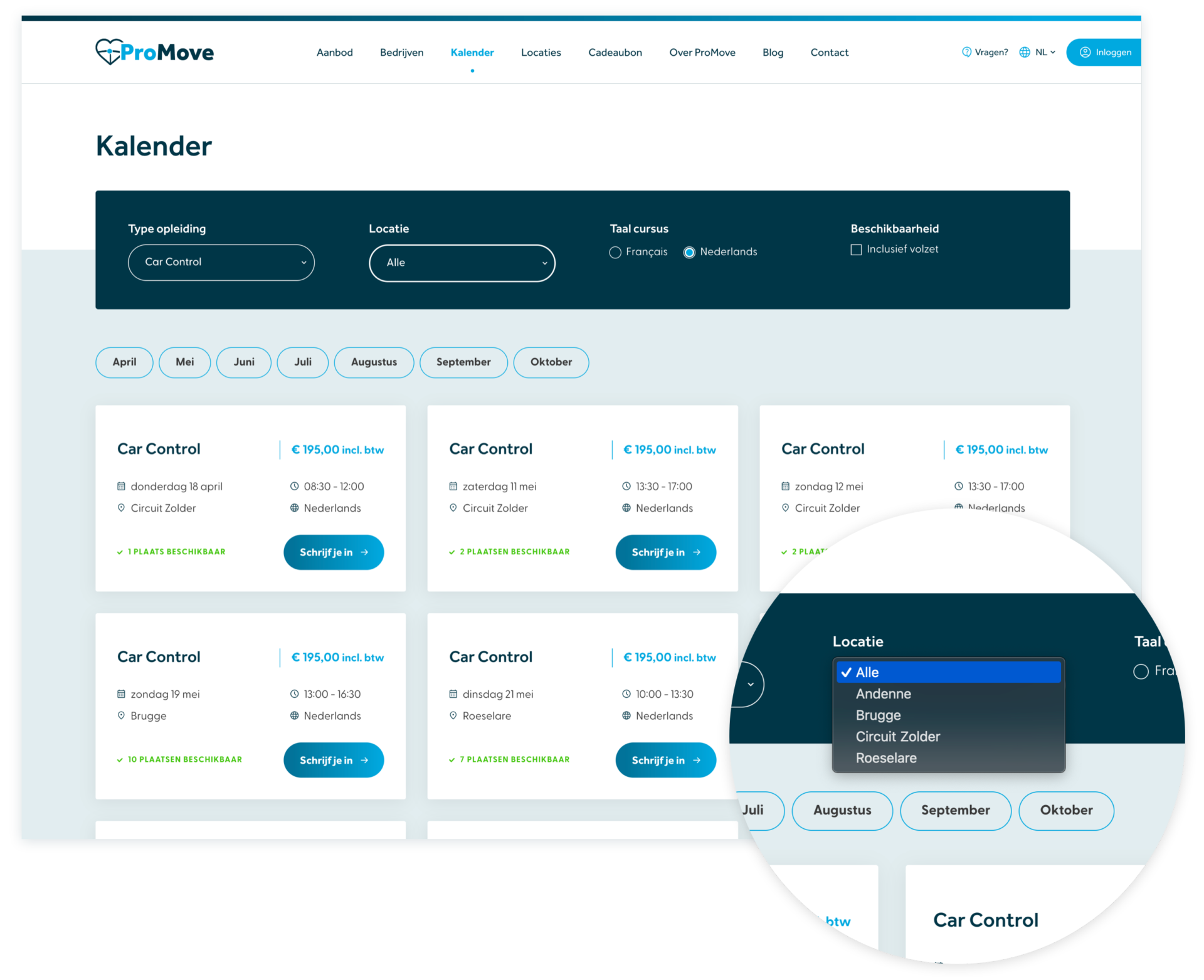 Dasmedia promove webshop doelgroepen kalender