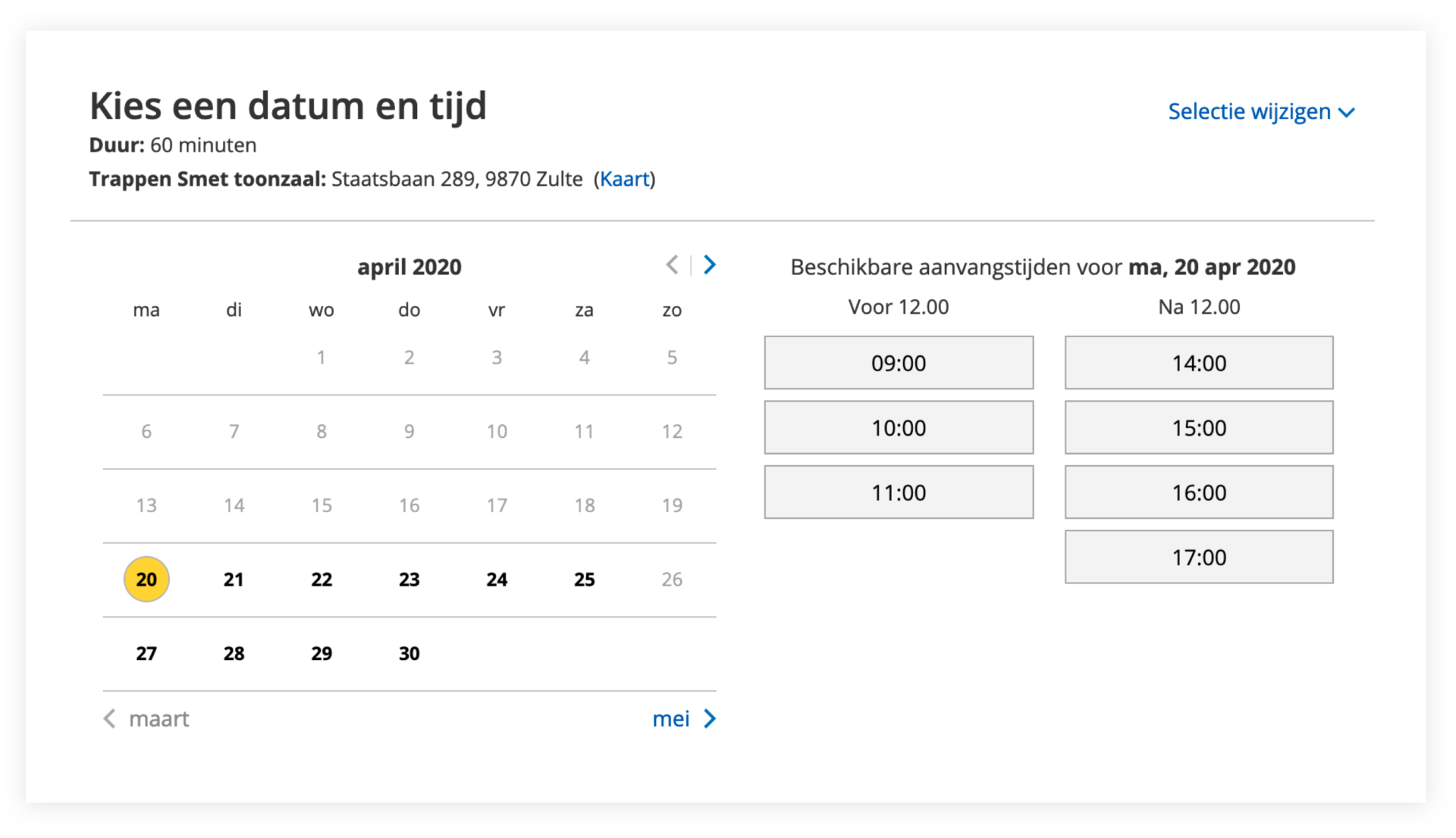 Dasmedia trappensmet website afspraak showroom