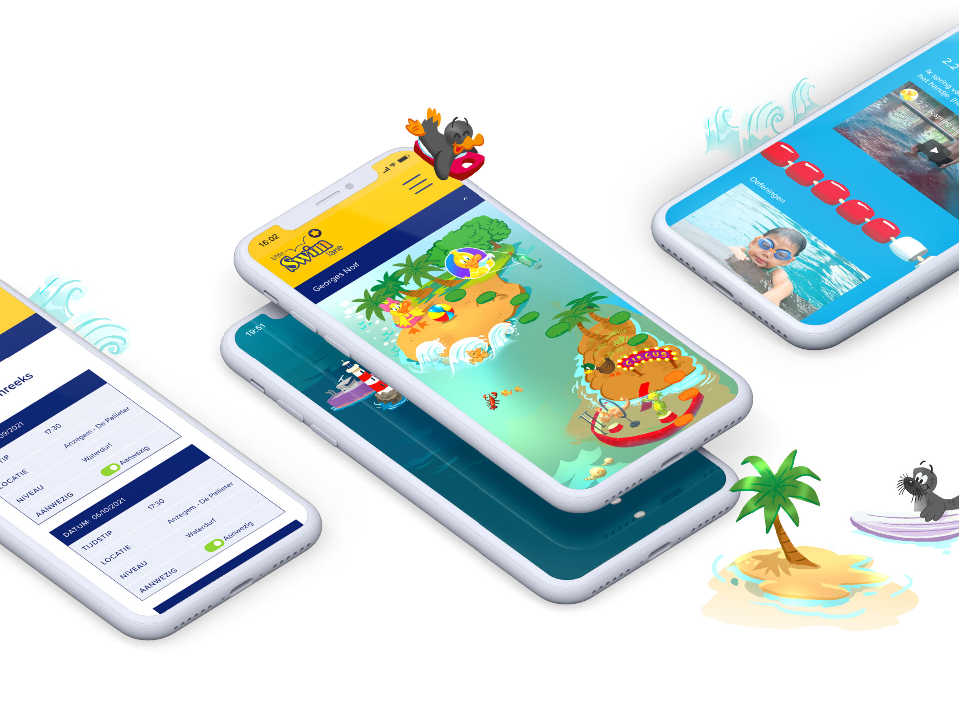 Dasmedia webapplicatie ontwikkelen littleswimlane device